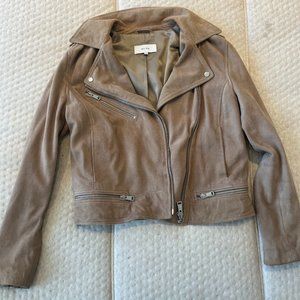 Reiss Santiago Suede Biker Jacket